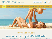 Tablet Screenshot of hotelbrasilia.it